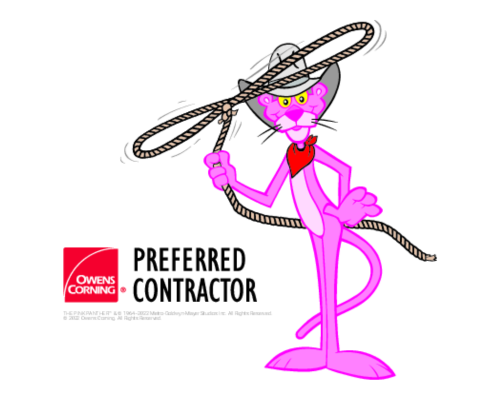 Roofing manufacturer certification badge
